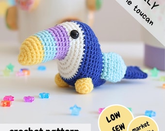 Toucan Crochet Pattern: TILLY Amigurumi (PDF - English/US)