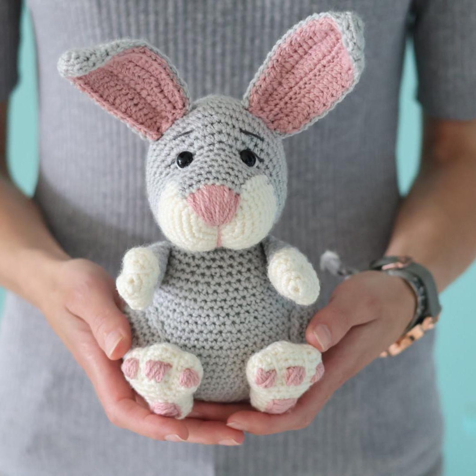 Bobbi the Bunny Crochet Pattern: Amigurumi Rabbit PDF (english US) - Etsy