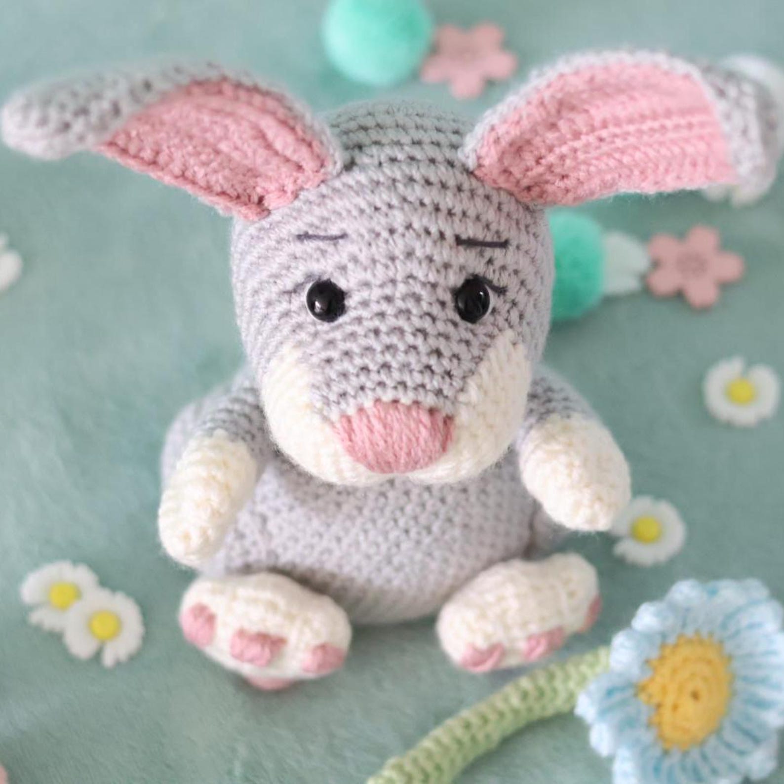 Bobbi the Bunny Crochet Pattern: Amigurumi Rabbit PDF (english US) - Etsy