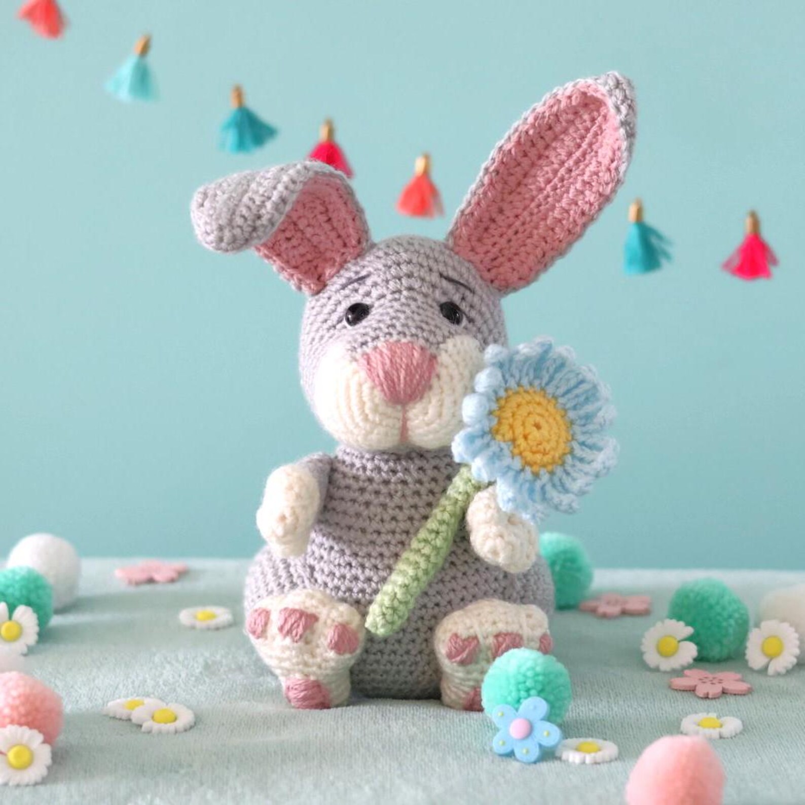 Bobbi the Bunny Crochet Pattern: Amigurumi Rabbit PDF (english US) - Etsy
