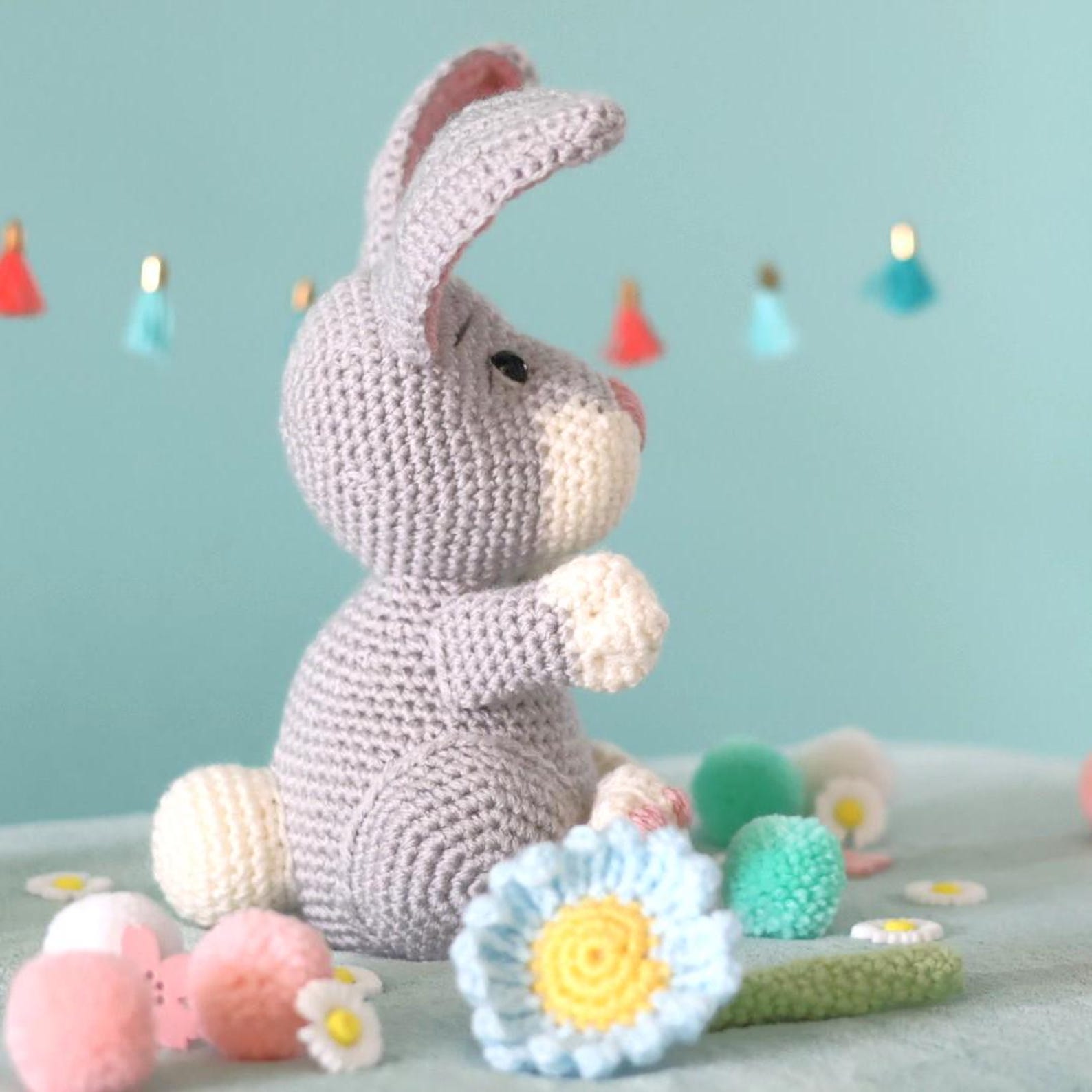 Bobbi the Bunny Crochet Pattern: Amigurumi Rabbit PDF (english US) - Etsy