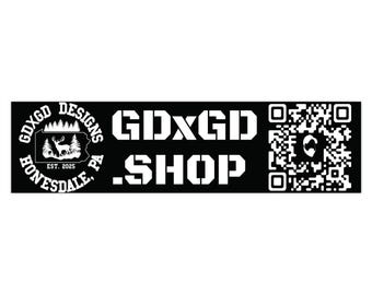 GDxGD Promo Bumper Stickers