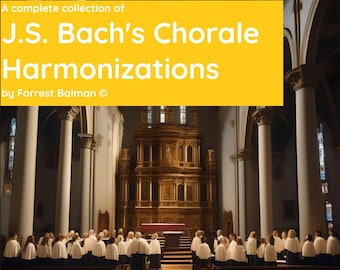 Una colección completa de J.S. Armonizaciones corales de Bach
