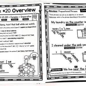 New grammar, sentence diagramming, sentence patterns and structure made easy each week!