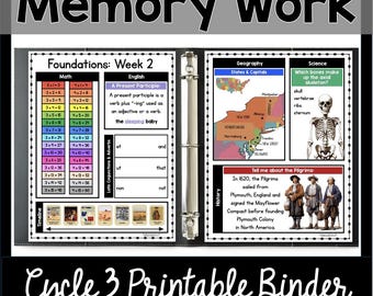 Cyclus 3 CC Geheugenwerk - Fotomap - Posters - Amerikaanse geschiedenis - Kaarten - Tijdlijn - Afbeeldingen - Klassieke opvoeding - Geschiedenisliedjes