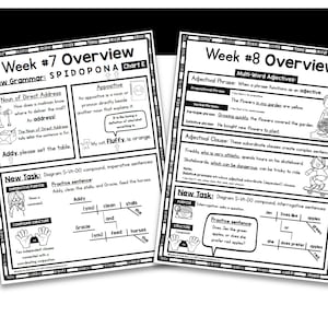 It is incredibly helpful to have definitions, visuals and examples each week.