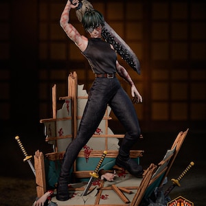 Limited Edition Maki Zenin - Jujutsu Kaisen - FAN ART FIGURE Statue 3D Printed | Handmade | Resin Figure | Hand Painted