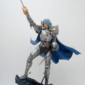 Figurine Custom Griffith (Berserk) – Minifig Compatible Briques, Pièce Unique Imprimée 3D