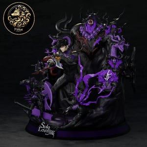Figurine PVC Igris (Solo Leveling) - Statuette Du Chef D'Armée De Sung Jin Woo, Neuve