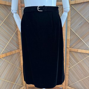 Vintage Valentino Night Black Beaded Fabric Leather Waist Belt xs 80s Valentino Night Belt - Etsy main image 2