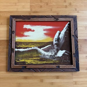 70's Velvet Painting - Etsy