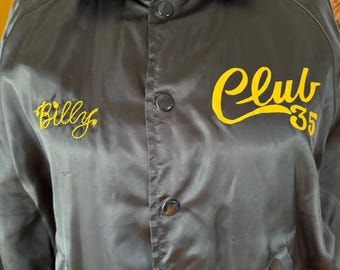 80s Vintage CLUB 35 New Jersey Strip Club Black and Yellow