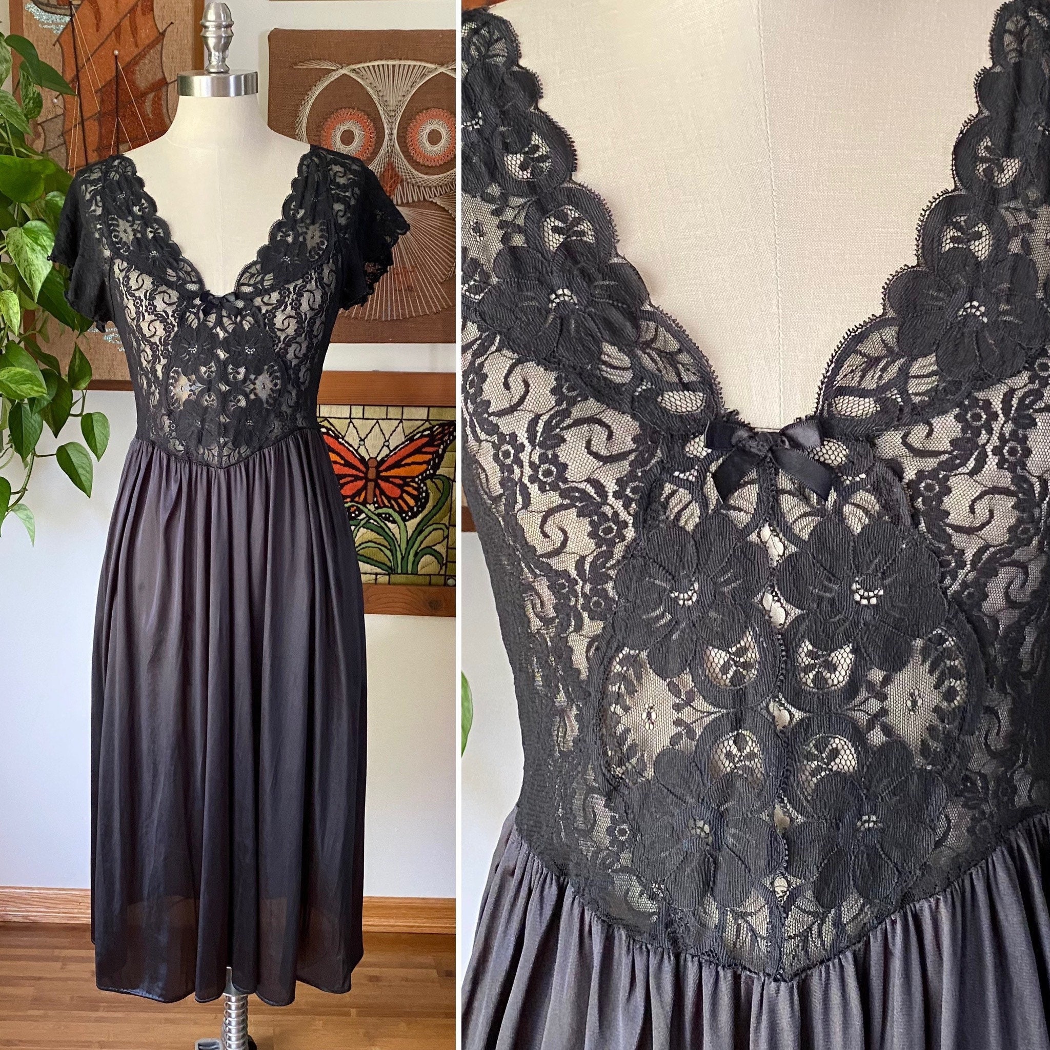 Sexy Black Nightgown