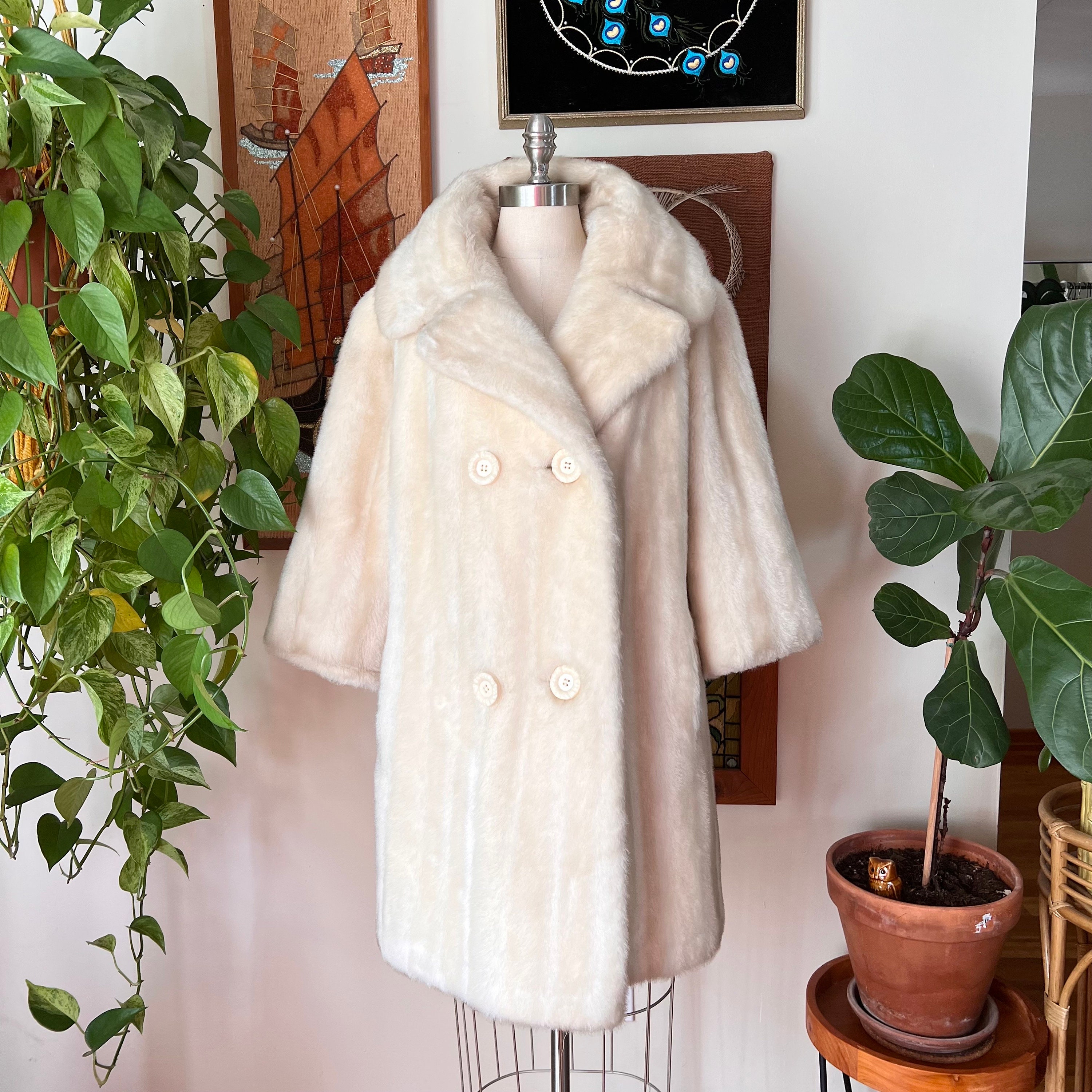 Fur Swing Coat Etsy