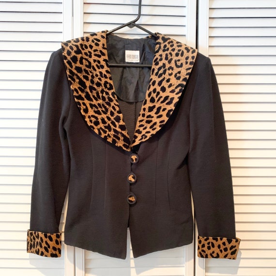 90s Vintage Karin Morgan "The Nanny" Leopard Print