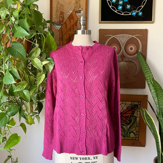 80s Vintage It's PURE GOULD Magenta 