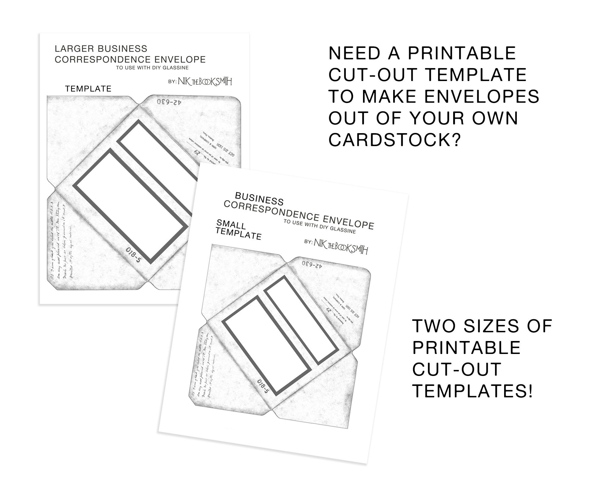 Vintage Business Correspondence Kit 3 Design Options With Etsy