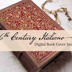 16e eeuwse Italiano - Digitale Boek Cover Afbeelding