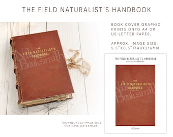 Le manuel du naturaliste de terrain - couverture de livre numérique imprimable