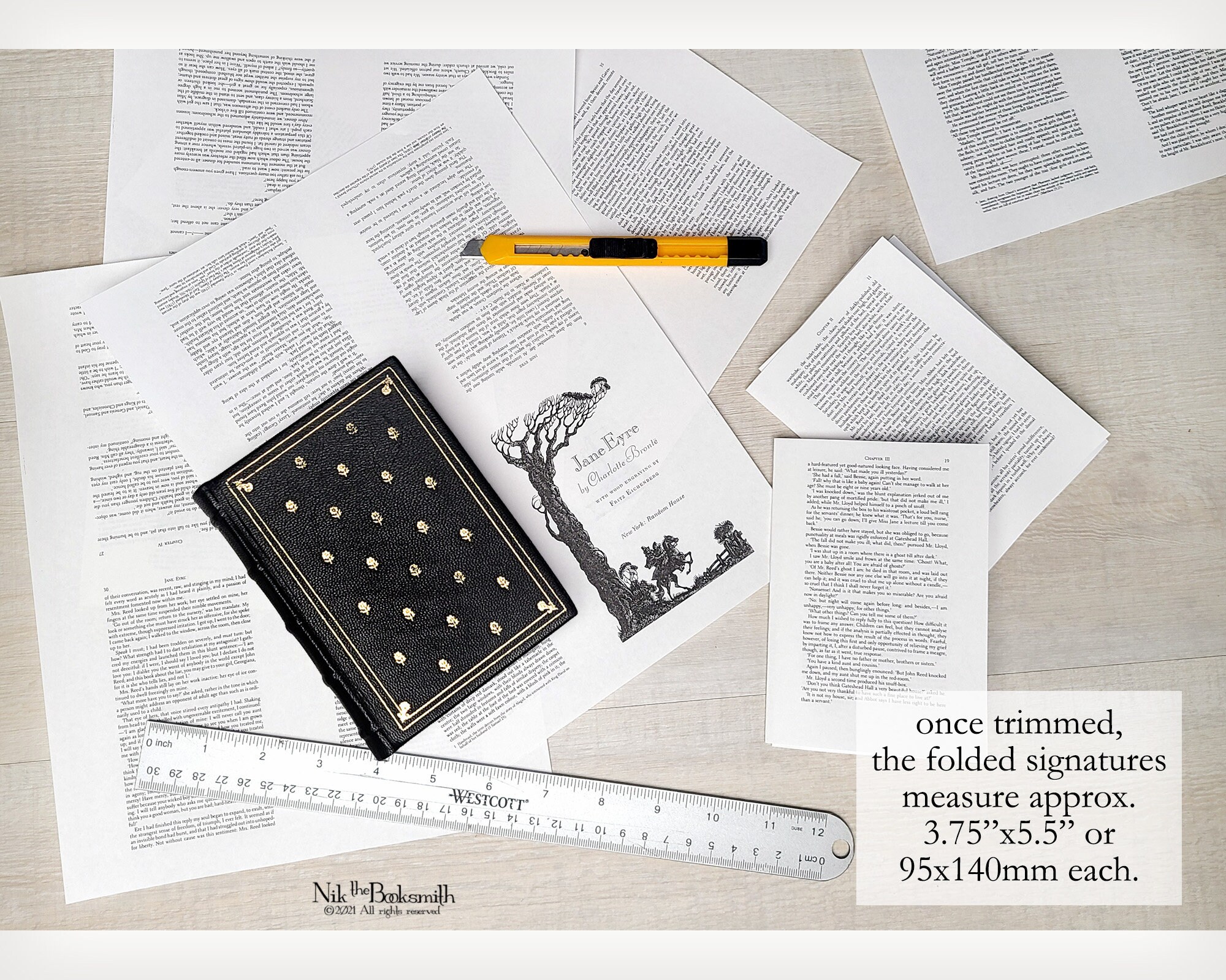 Bookbinding and the Care of Books Pocketsized Book Pages on Etsy