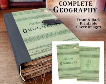Complete Geography - Front and Back Digital Book Cover Printables