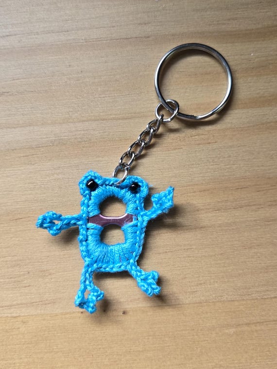 Crochet Animal Pull Tab Keychains - Etsy