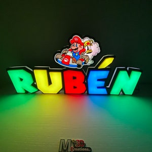 Cartel luminoso, Cartel led, letras personalizadas, decoración de placa con nombre, boda, cumpleaños, decoración de pared para niños.