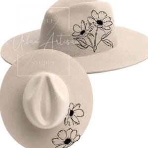 Hat Brennende Schablone, Gänseblümchen