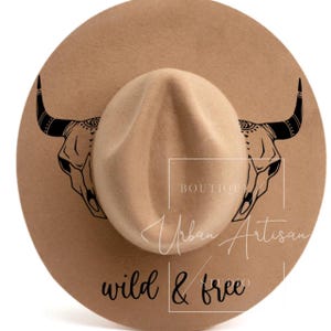 Hat Burning Stencil, Bull