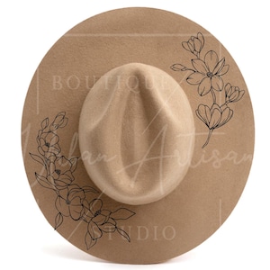 Hat Burning Stencil, Magnolia