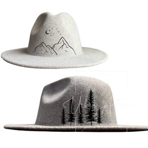 Hat Burning Stencil, Nature