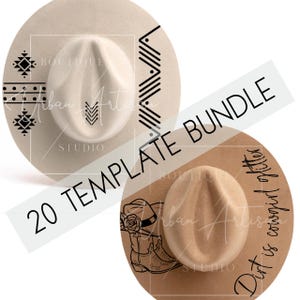 Large Bundle, Hat Burning Stencil