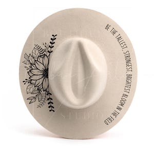 Hat Burning Stencil, Brightest Bloom