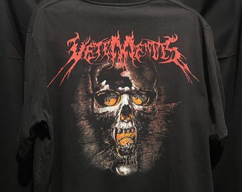 Vetements Metal Skull Back Print Oversized Shirt (rare) - Etsy