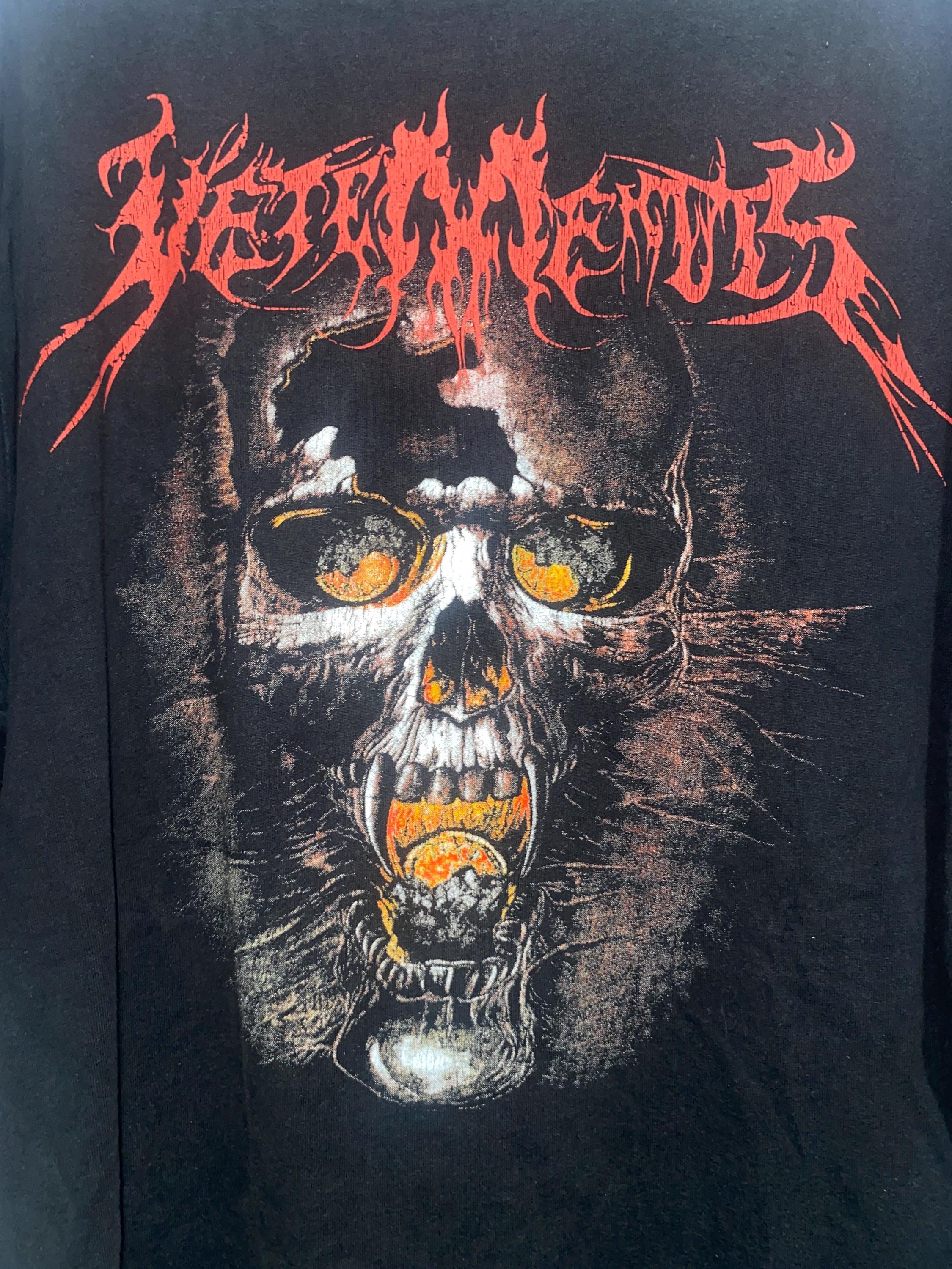 Vetements Metal Skull Back Print Oversized Shirt (rare) - Etsy
