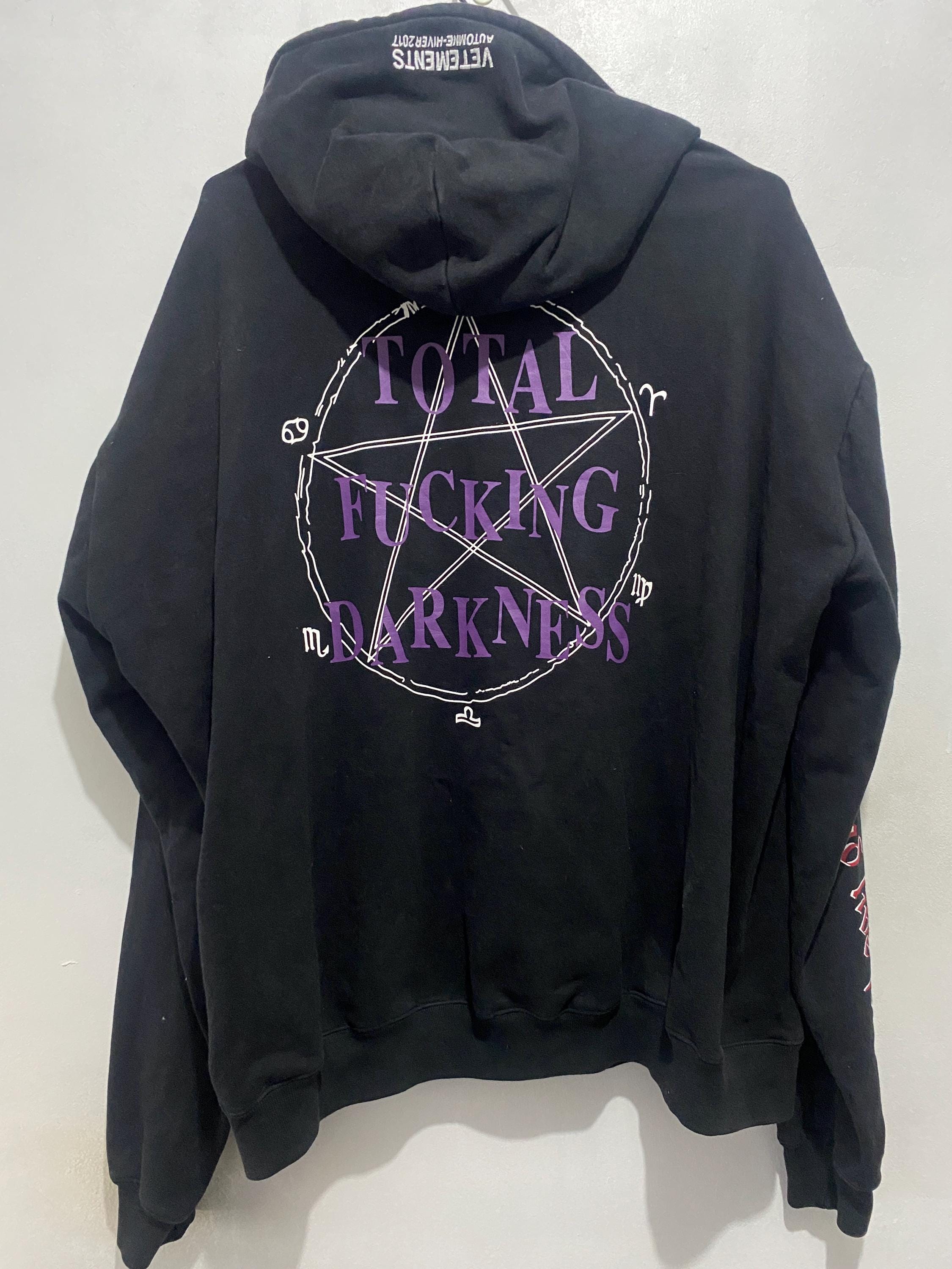 Vetements TFD (total Fucking Darkness) Hoodie - Etsy