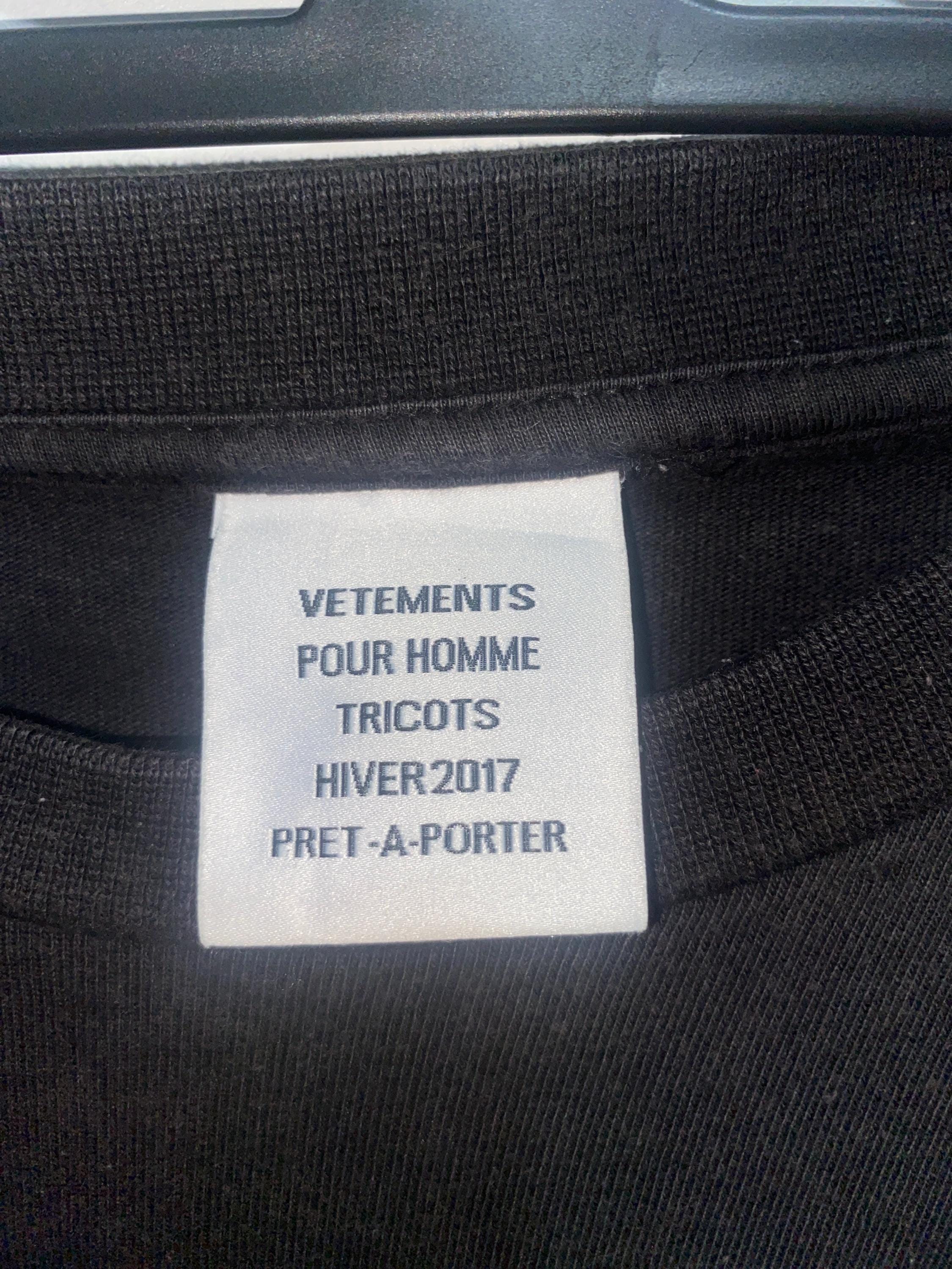 Vetements Metal Skull Back Print Oversized Shirt (rare) - Etsy