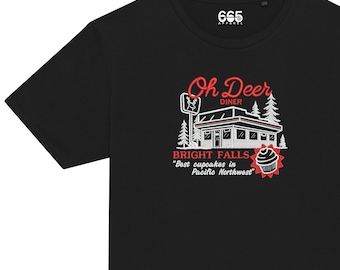 Oh Deer Diner Embroidered T-Shirt