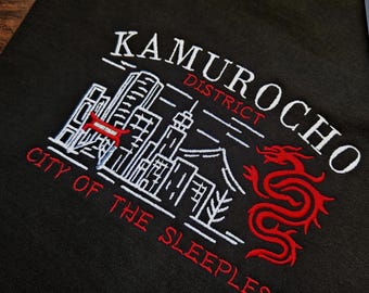 Sleepless City Embroidered T-Shirt