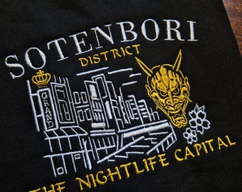 Nightlife Capital Embroidered T-Shirt