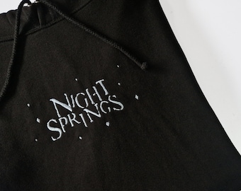 Night Springs Embroidered Sweatshirt/Hoodie