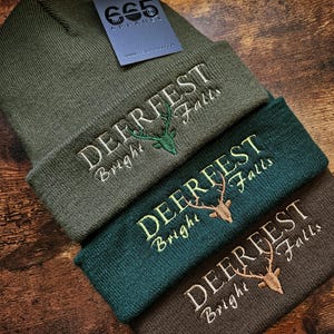 Deerfest Embroidered Beanie