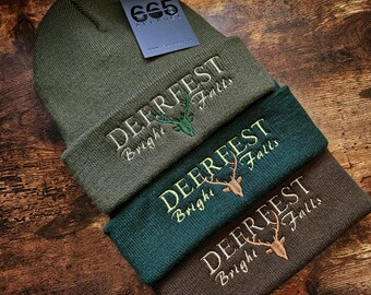 Deerfest Embroidered Beanie