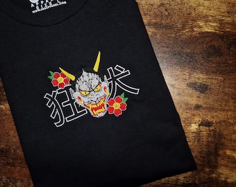 Mad Dog Mask Embroidered T-Shirt