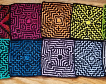 Set of 10 Mosaic Crochet Patterns