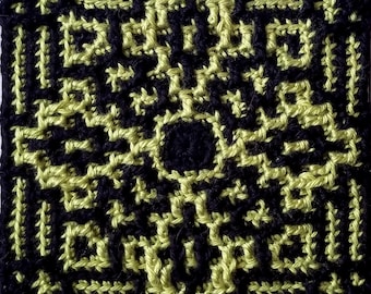 Thistle Mosaic Crochet Pattern
