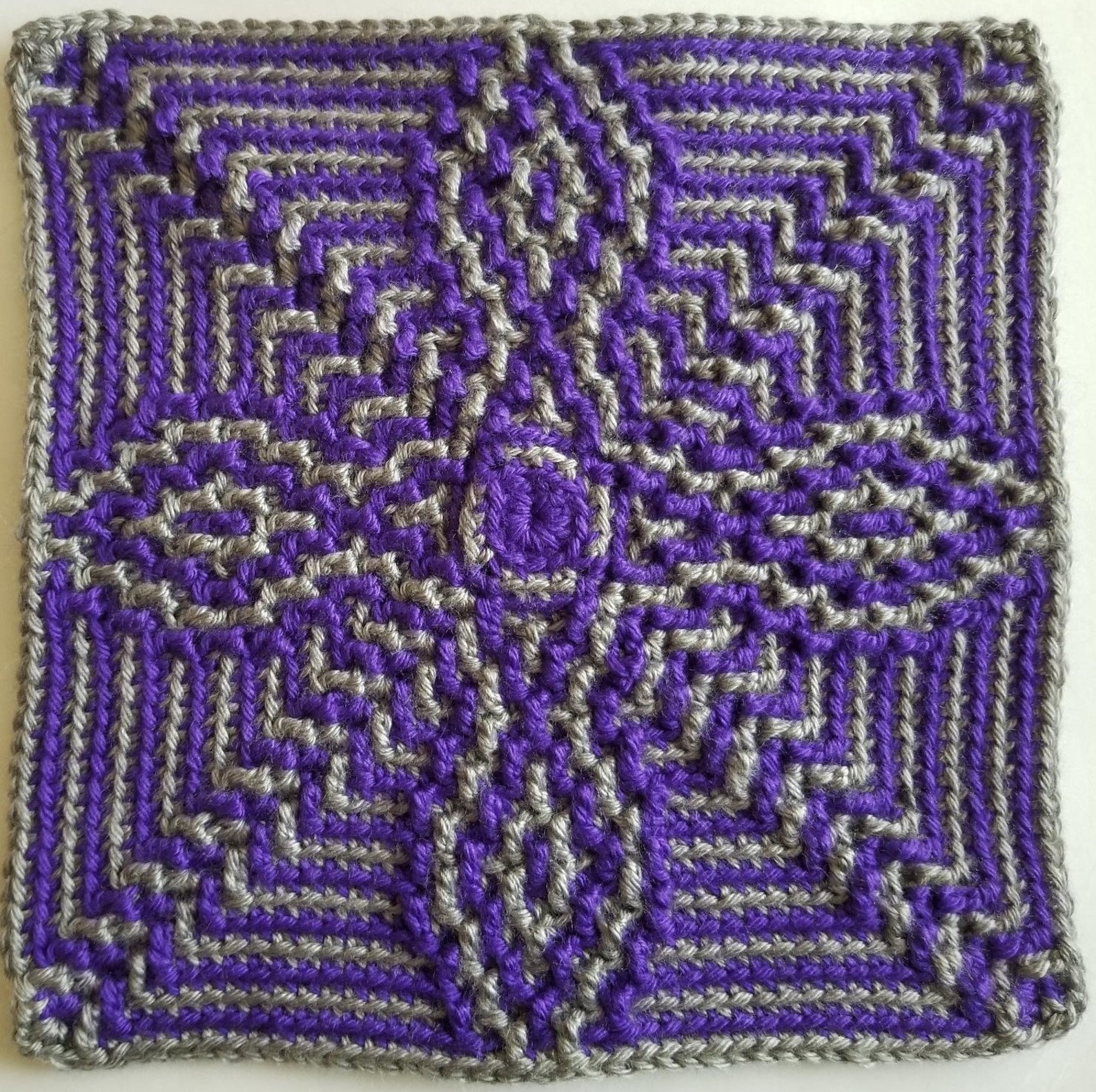 Orbis Mosaic Crochet Tile Pattern Etsy