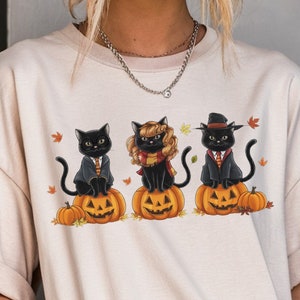 Halloween Cat Comfort Colors Shirt, Potter Cats T-Shirts, Harry Pawter Gifts, Potter Kitten Tshirt, Gift For Cat Owner, Funny Halloween Gift