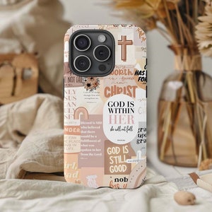 Christian Bible Verse Phone Case, Wildflowers Inspires Religious Scriptures, Retro 70s Phone Case,iPhone 16 14 13 12 11,Galaxy S24 S23 Ultra