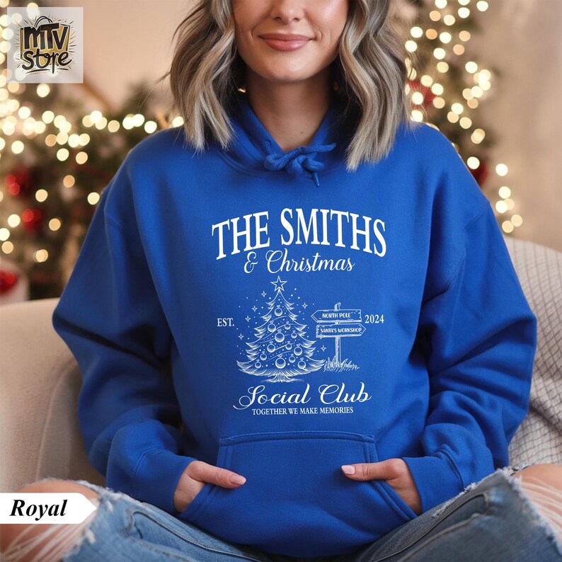 Custom Matching Family Christmas Sweatshirt, Family Group Sweater